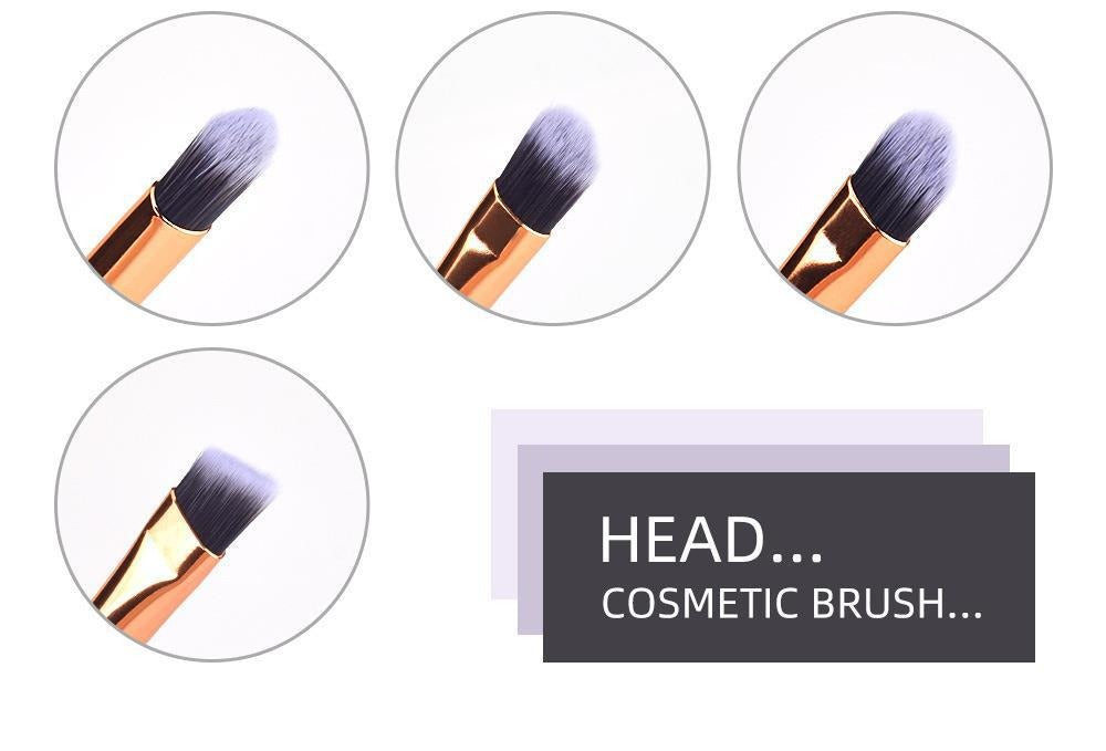 Marble Pattern Makeup Brush Set – 10pcs Professional Cosmetic Brush Kit