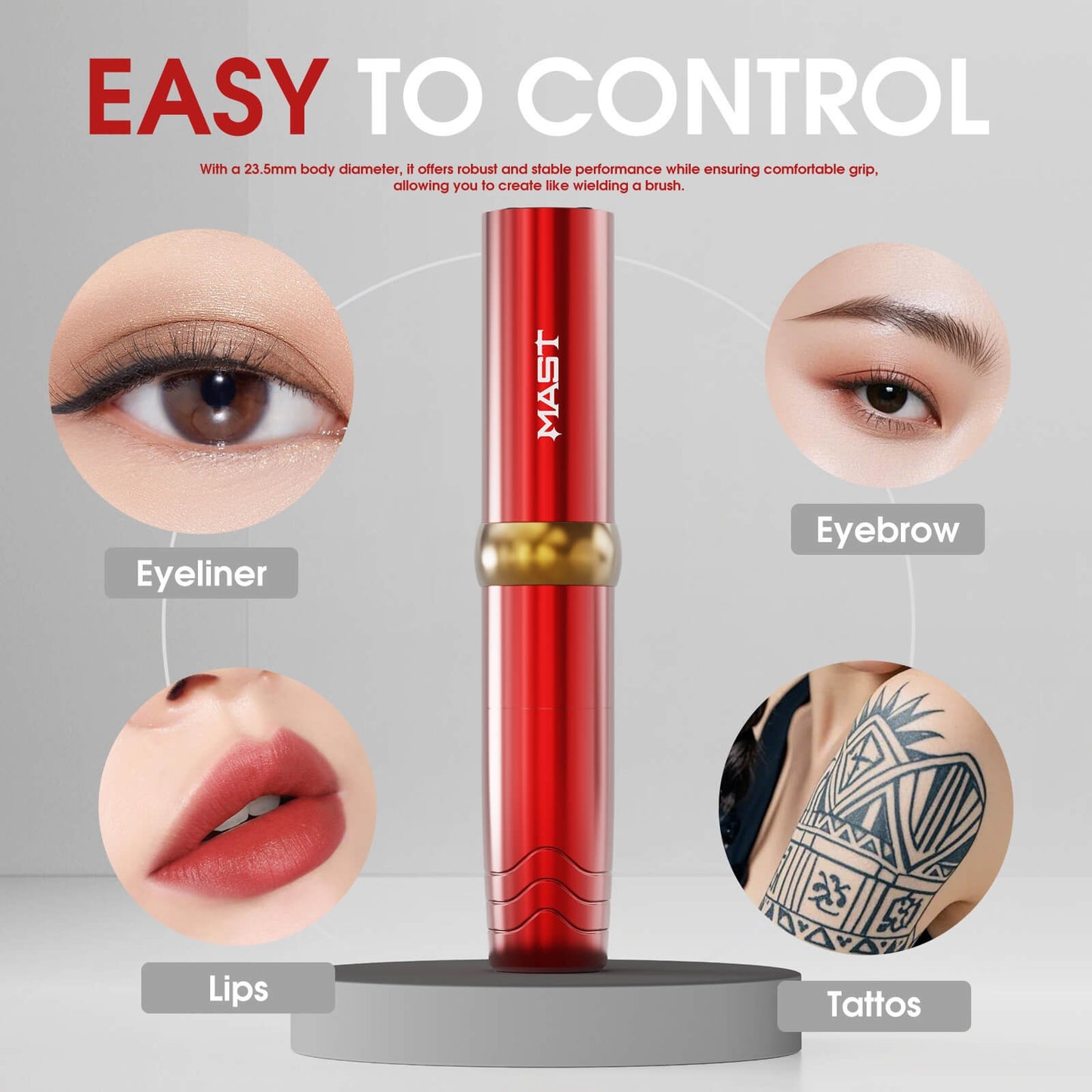 Mast P10 Pro Wireless Tattoo Machine Pen 3.0MM Stroke Starter Kit