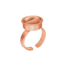 Metal Pigment Ring Cups – Rose Gold, Gold & Silver PMU Ink Holders