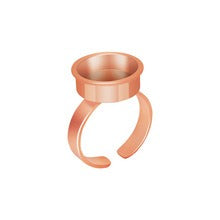 Metal Pigment Ring Cups – Rose Gold, Gold & Silver PMU Ink Holders