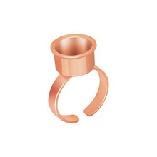 Metal Pigment Ring Cups – Rose Gold, Gold & Silver PMU Ink Holders