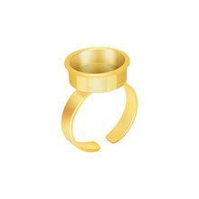 Metal Pigment Ring Cups – Rose Gold, Gold & Silver PMU Ink Holders