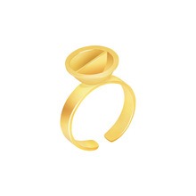 Metal Pigment Ring Cups – Rose Gold, Gold & Silver PMU Ink Holders