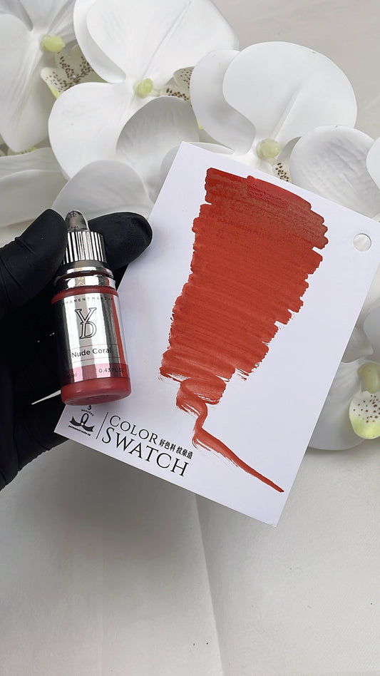 Nude Coral – Powder Hybrid Liquid PMU Pigment