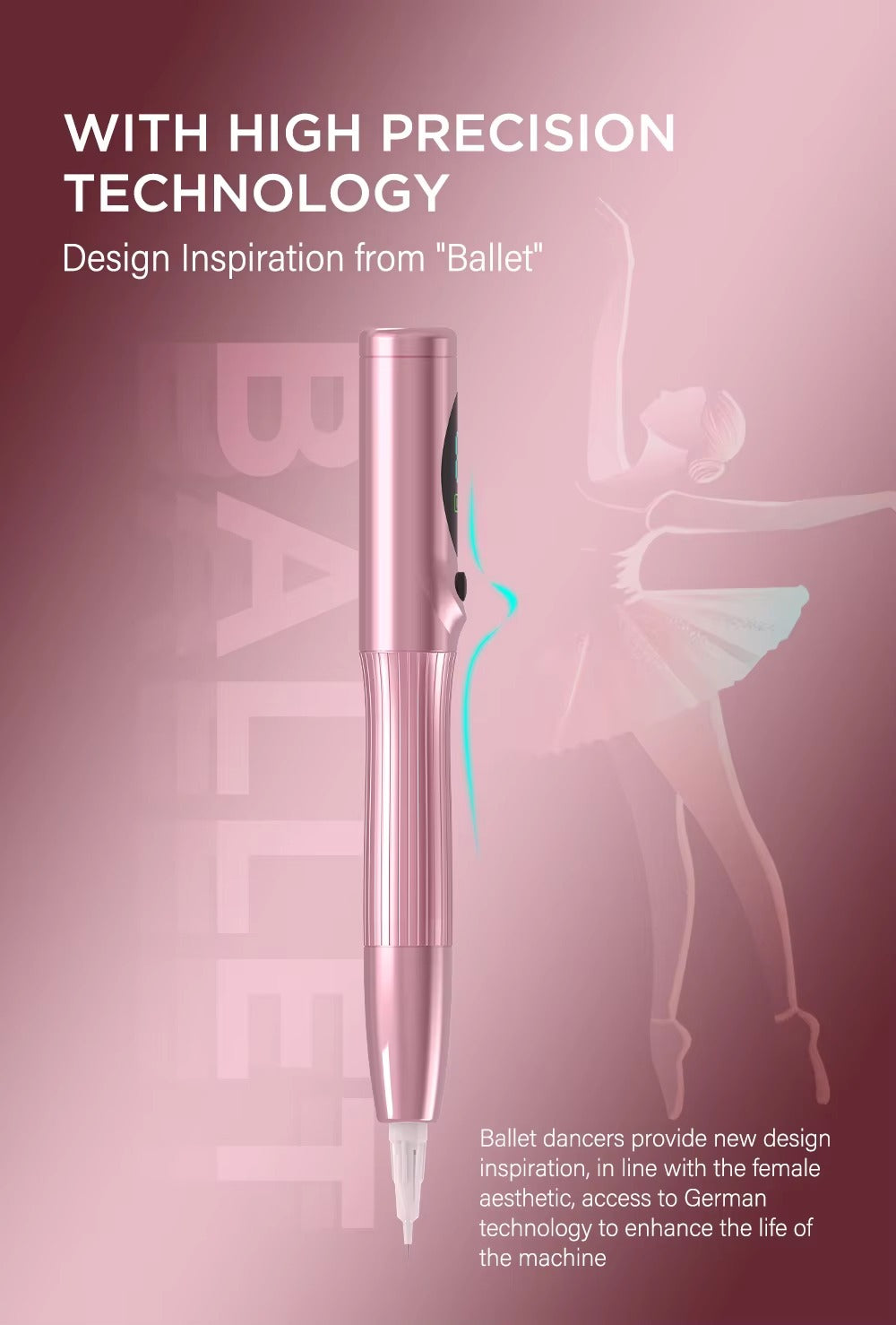 NUOJO PURE1 P113 Ballet Wireless PMU Machine – 2.0mm Stroke