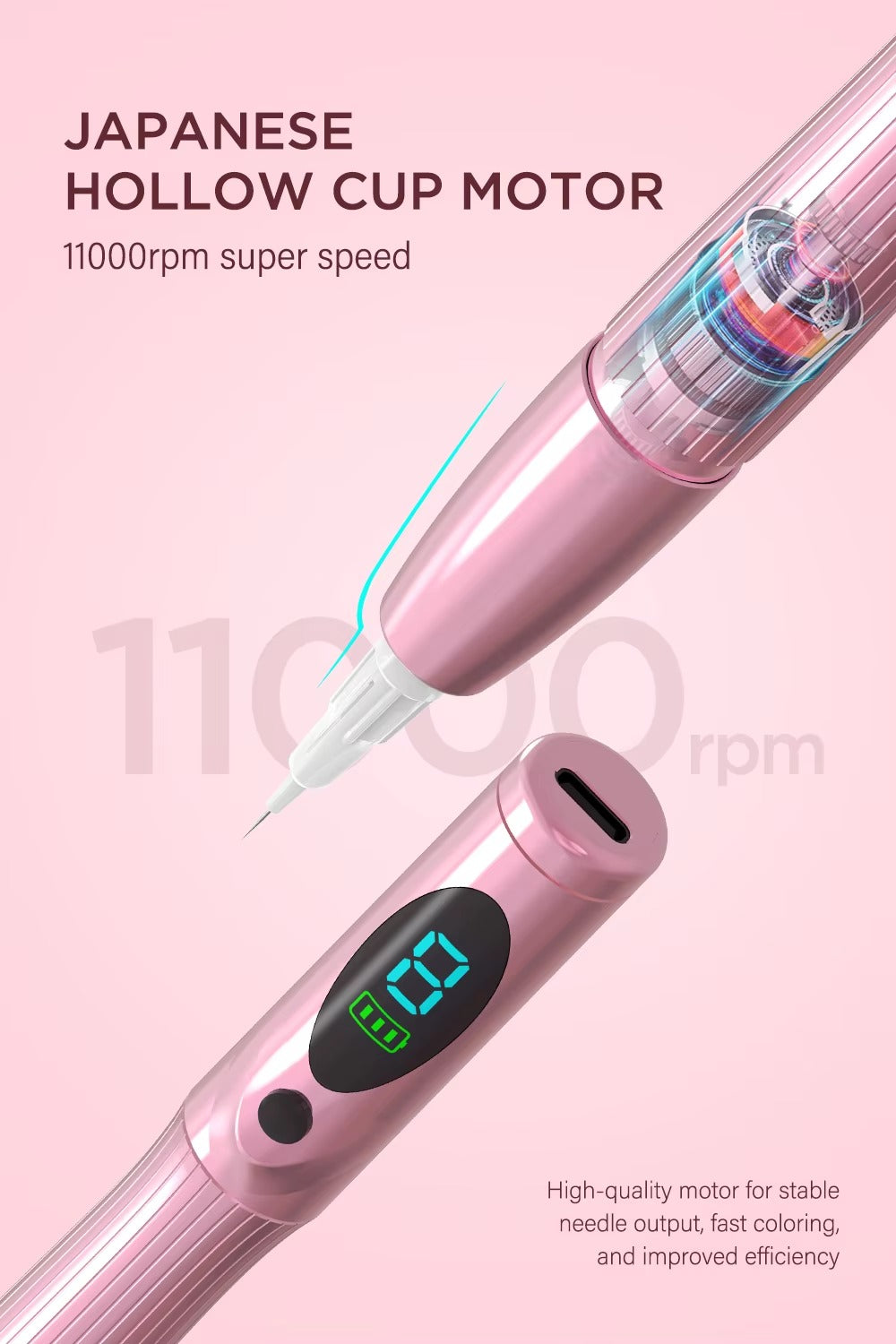 NUOJO PURE1 P113 Ballet Wireless PMU Machine – 2.0mm Stroke