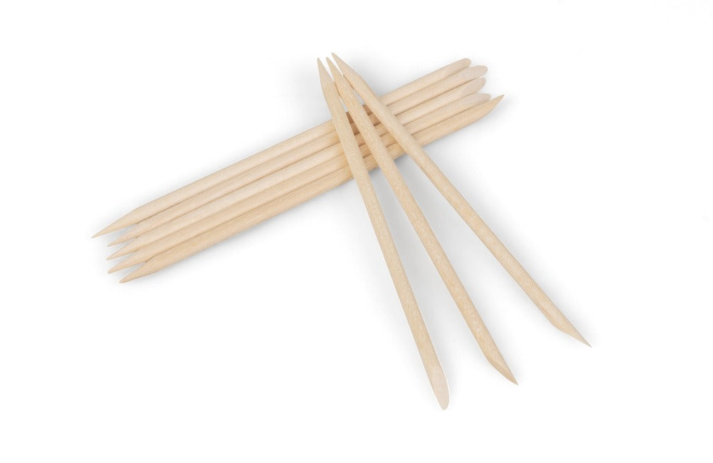 Nail & Cuticle Wooden Stick Set | About 100PCS Disposable Manicure Bamboo Sticks