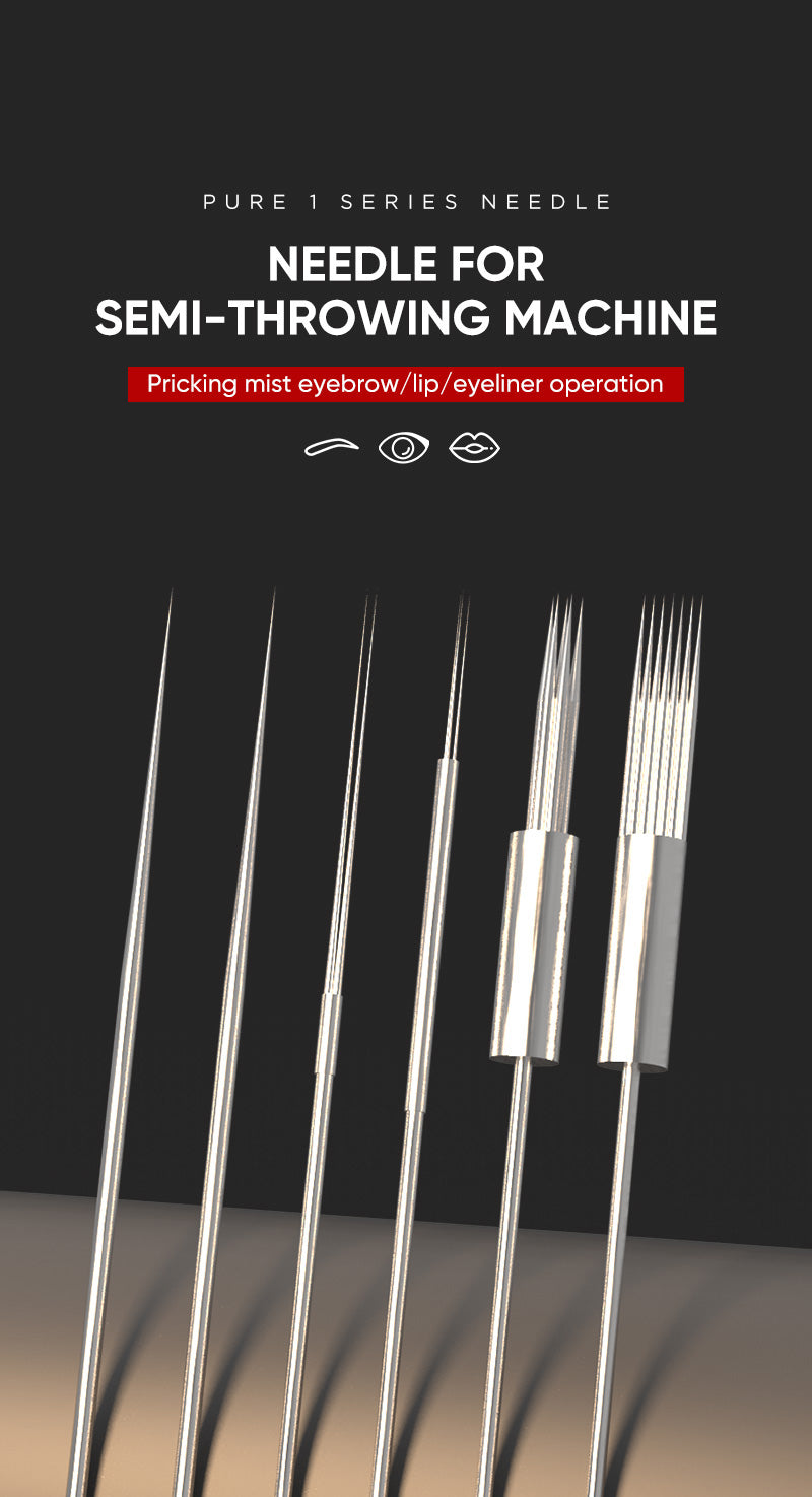 NUOJO Pure 1 Series P1 Traditional Needles & Patented Hourglass Needle Caps