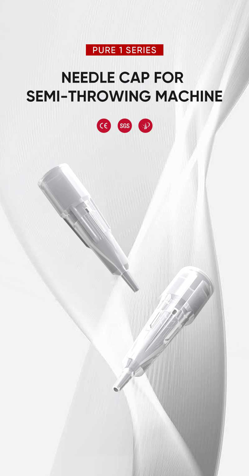 NUOJO Pure 1 Series P1 Traditional Needles & Patented Hourglass Needle Caps