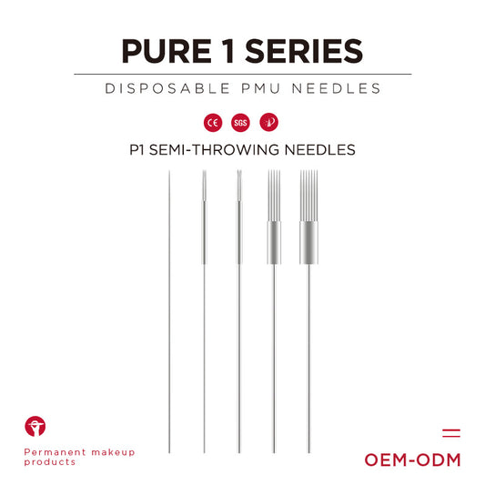 NUOJO Pure 1 Series P1 Traditional Needles & Patented Hourglass Needle Caps