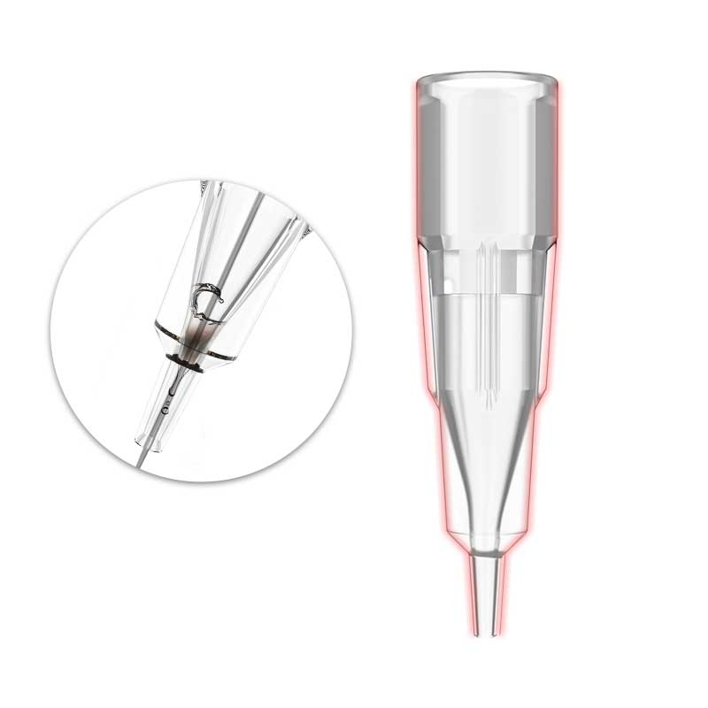 NUOJO Pure 1 Series P1 Traditional Needles & Patented Hourglass Needle Caps