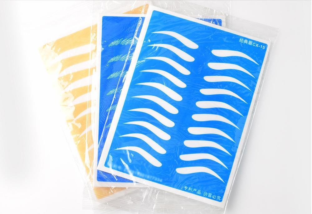 PMU Flexible Practice Skin – Eyebrow & Blank Training Sheets - 11 Styles