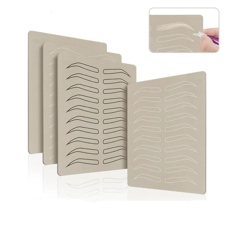 PMU Practice Skin (No Pigment Required) – For Eyebrow Tattoo Training