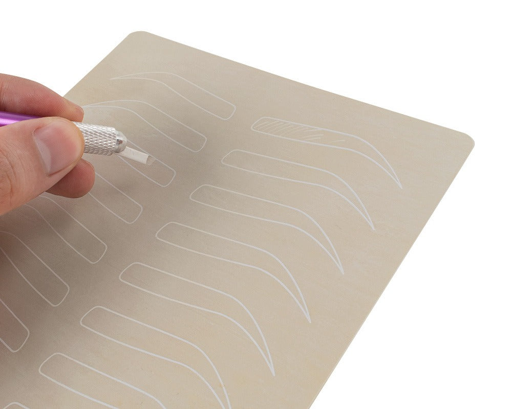 PMU Practice Skin (No Pigment Required) – For Eyebrow Tattoo Training