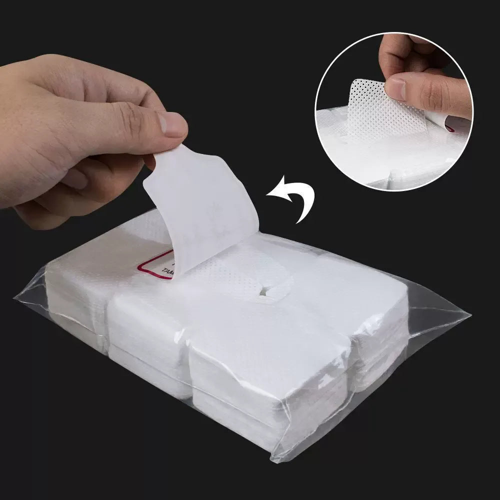 PMU & Nail Glue Cleaning Wipes – Lint-Free Adhesive Cleaning Pads