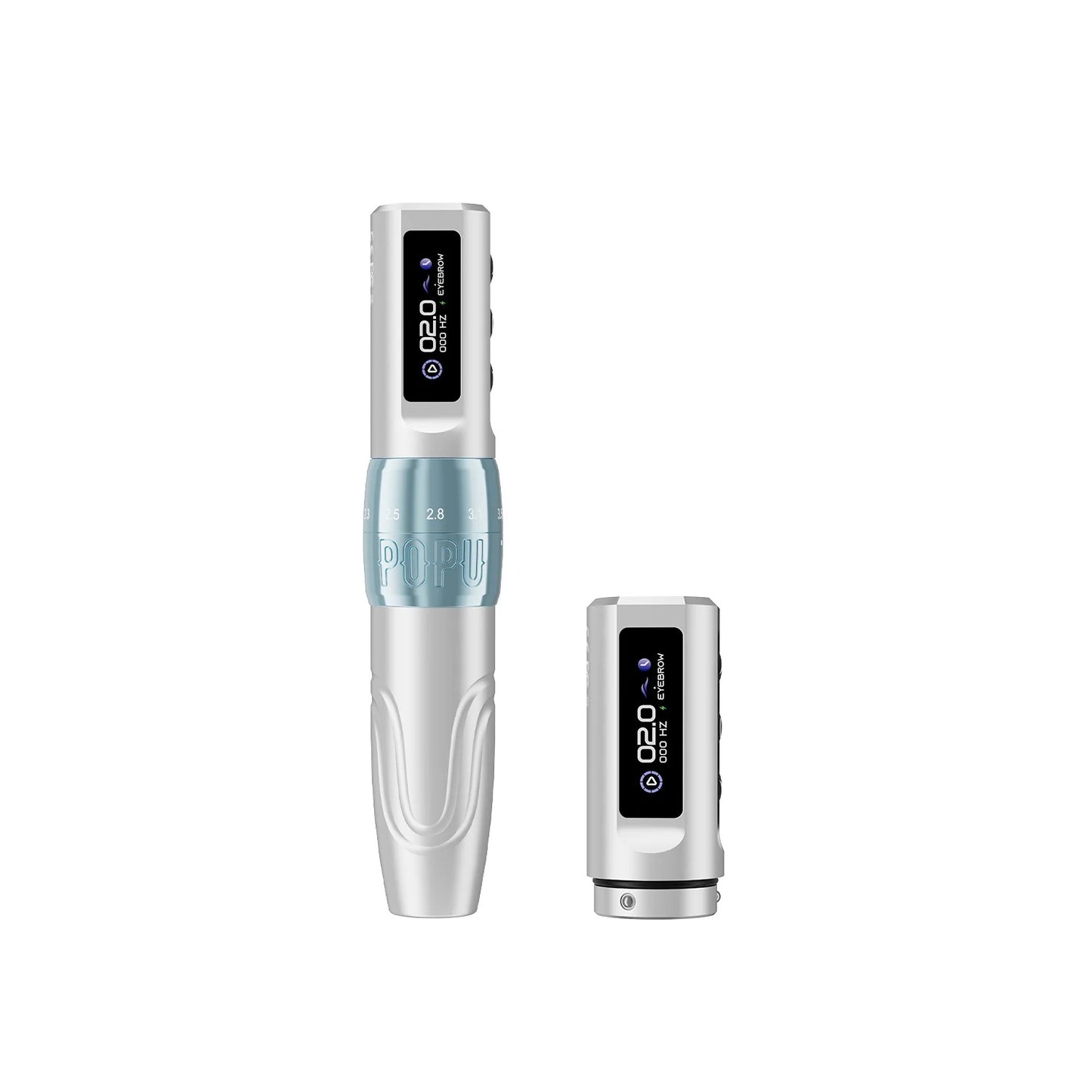 POPU MINI DIVA Pro Adjustable Stroke Wireless PMU Machine | 2.0–3.5mm Stroke Length Permanent Makeup Machine - Free Shipping
