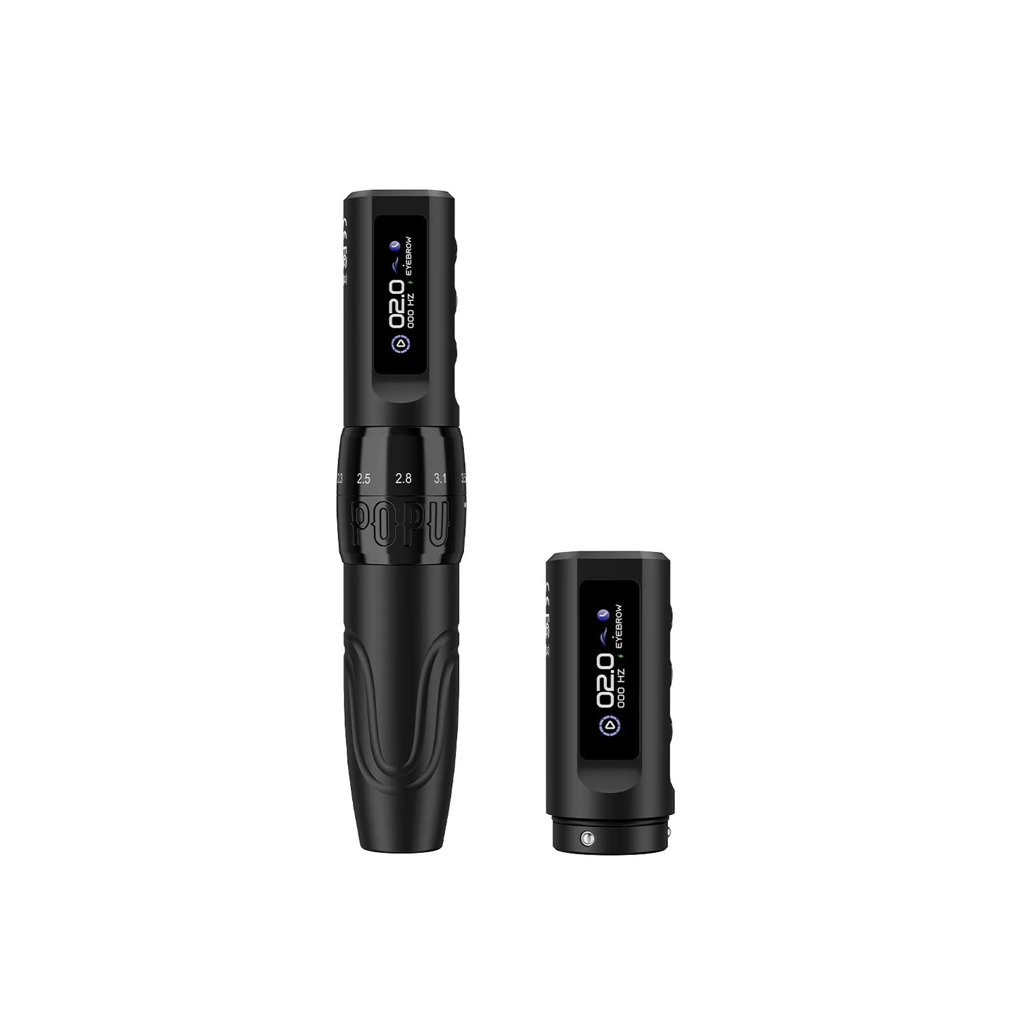 POPU MINI DIVA Pro Adjustable Stroke Wireless PMU Machine | 2.0–3.5mm Stroke Length Permanent Makeup Machine - Free Shipping