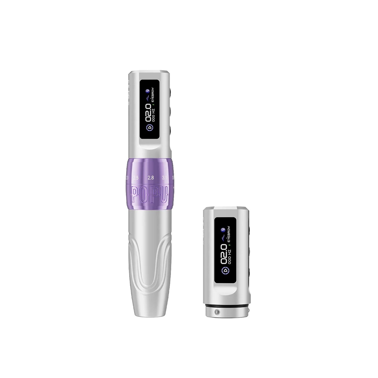 POPU MINI DIVA Pro Adjustable Stroke Wireless PMU Machine | 2.0–3.5mm Stroke Length Permanent Makeup Machine - Free Shipping