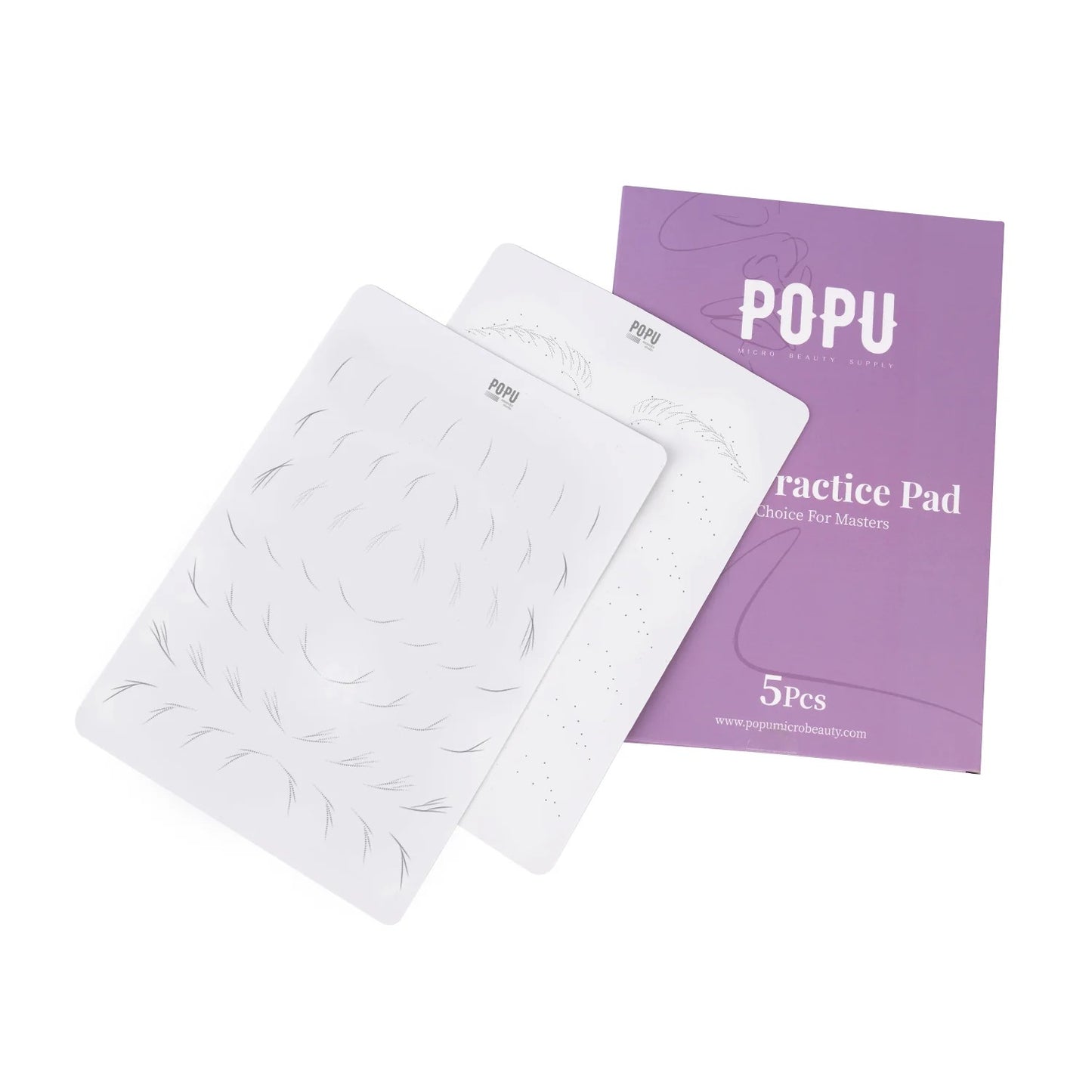 POPU & Sumei Smsenka Douyin Brows Practice Pads – 5-Sheet Set for PMU Beginners