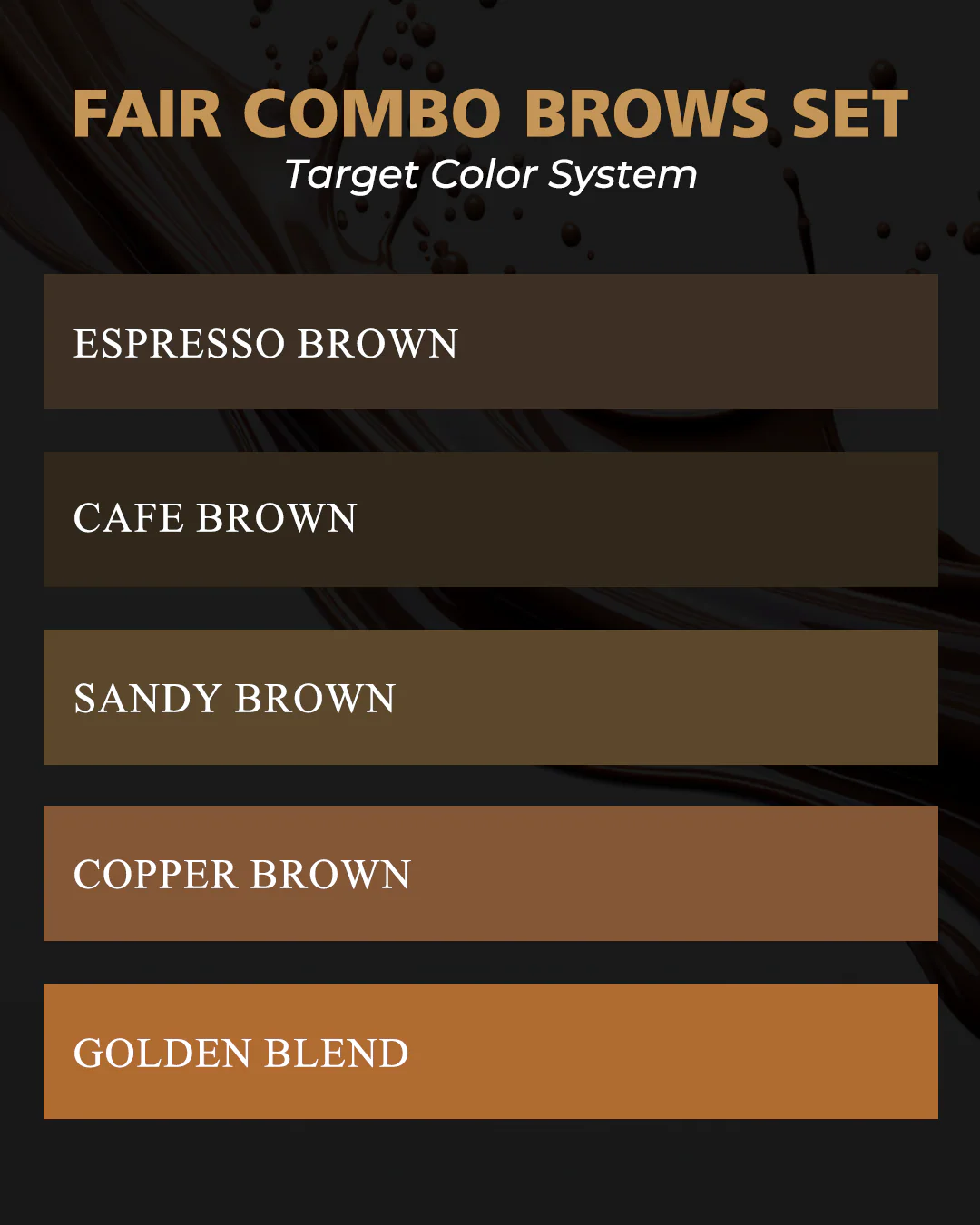 GOLDEN BLEND Powder Hybrid Pigment Collection - Free Shipping