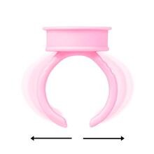 Pink PMU Pigment Ring Cups – Divided & Non-Divided Finger Ink Cups