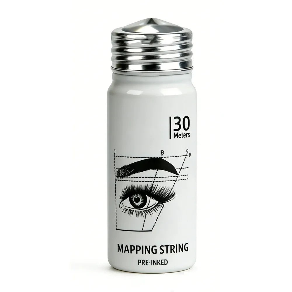 Pre-Inked Eyebrow Mapping String