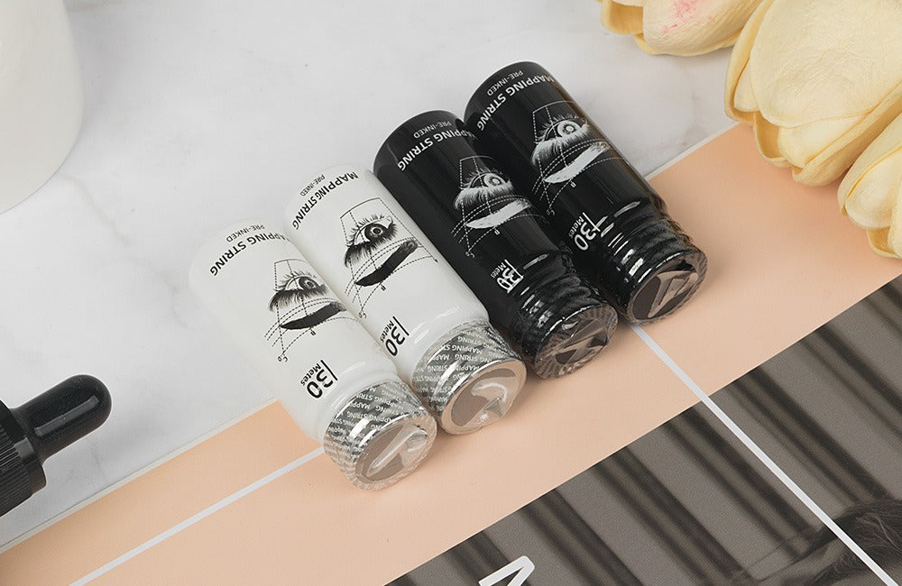 Pre-Inked Eyebrow Mapping String