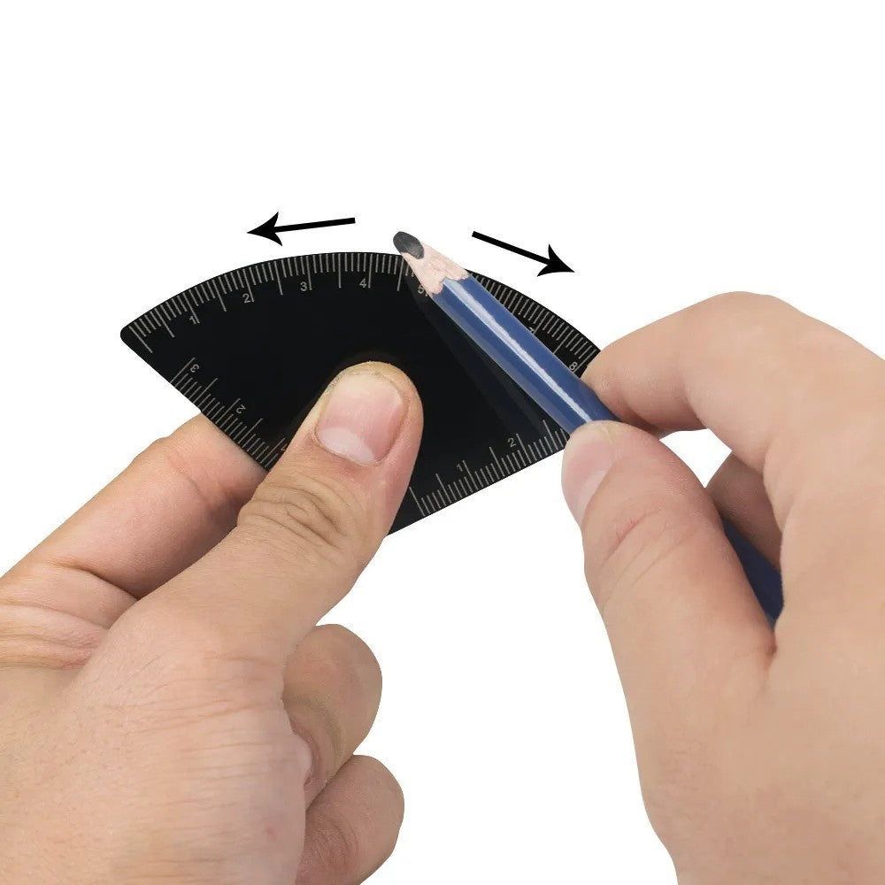 Premium Metal Brow Mapping Ruler — Precision Tool for Professional Brow Design