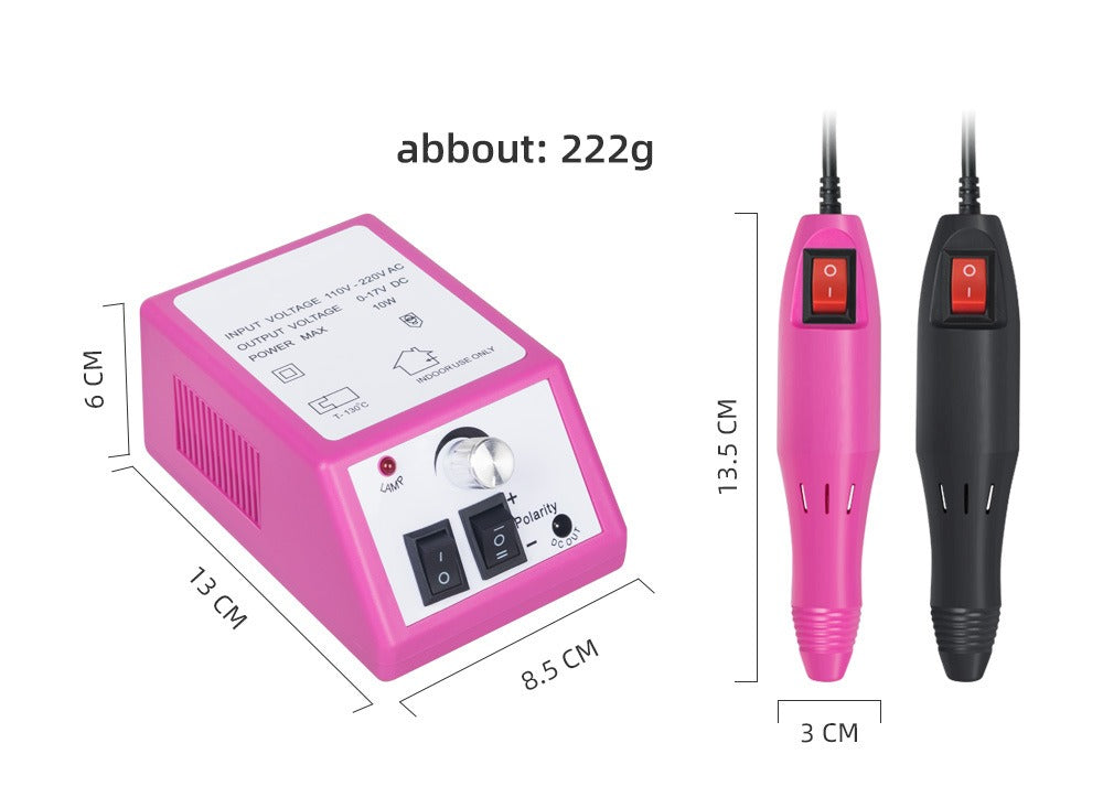 Professional 20,000 RPM Electric Nail Drill Machine Set – Adjustable Speed Manicure & Pedicure Tool