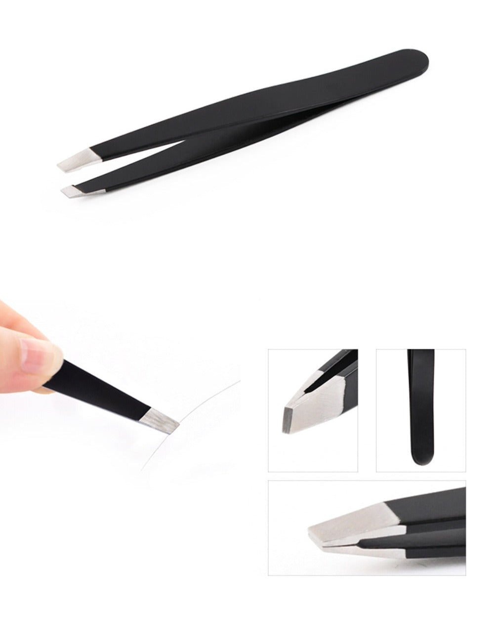 Professional 5-in-1 Eyebrow Grooming Kit – Stainless Steel Beauty Tools