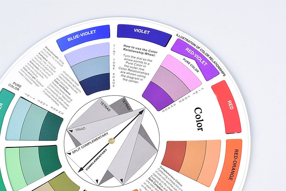 Professional Color Mixing Wheel for PMU, Tattoo & Nail Art – 14cm / 23.5cm