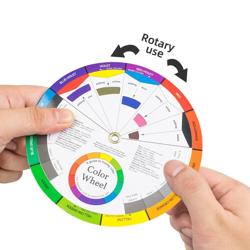 Professional Color Wheel Card – Essential Color Mixing & Matching Guide for PMU and Tattoo Artists