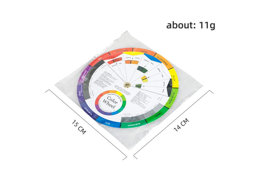 Professional Color Wheel Card – Essential Color Mixing & Matching Guide for PMU and Tattoo Artists