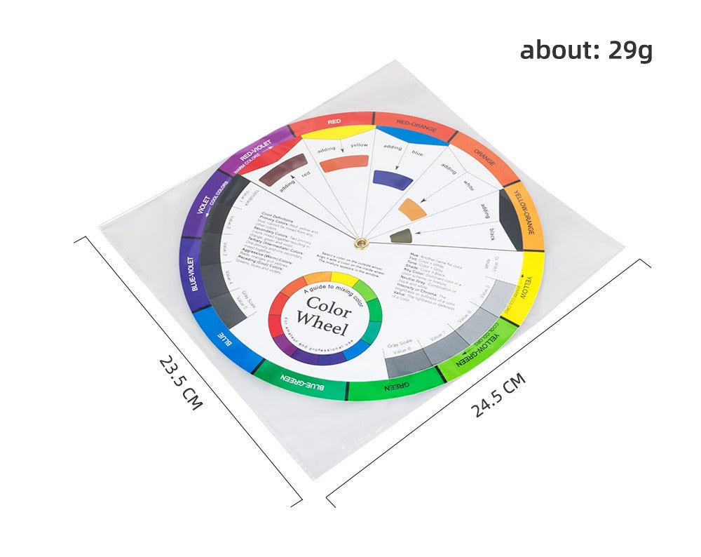 Professional Color Wheel Card – Essential Color Mixing & Matching Guide for PMU and Tattoo Artists