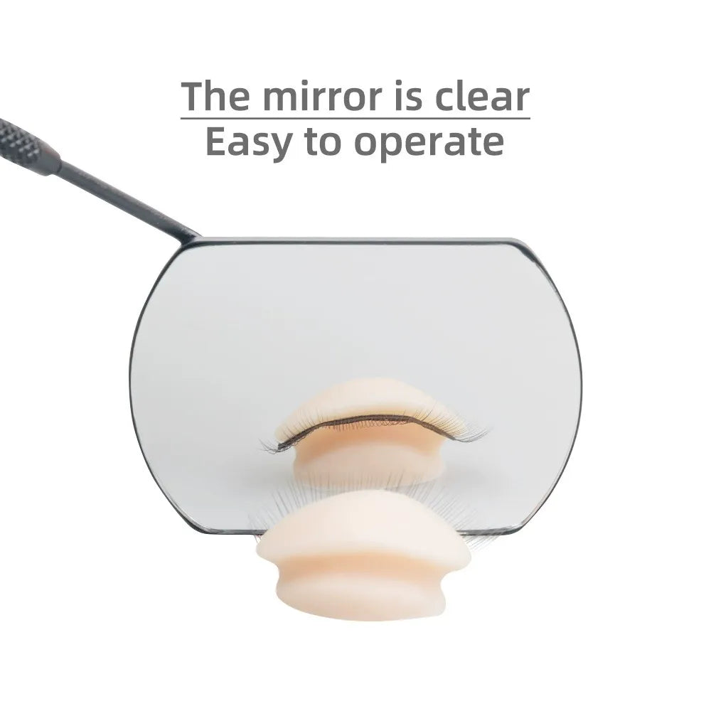Professional Lash Extension Inspection Mirror – Eyelash Checking & Styling Mirror