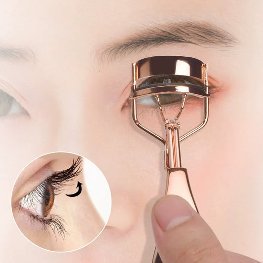 Professional Metal Eyelash Curler with Replaceable Silicone Pad – 4 Color Options