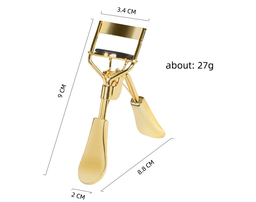Professional Metal Eyelash Curler with Replaceable Silicone Pad – 4 Color Options