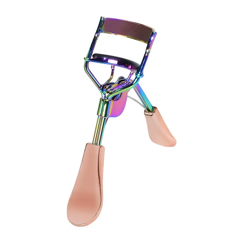 Professional Metal Eyelash Curler with Replaceable Silicone Pad – 4 Color Options