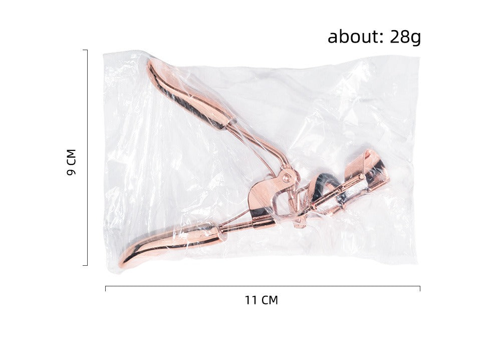 Professional Metal Eyelash Curler with Replaceable Silicone Pad – 4 Color Options