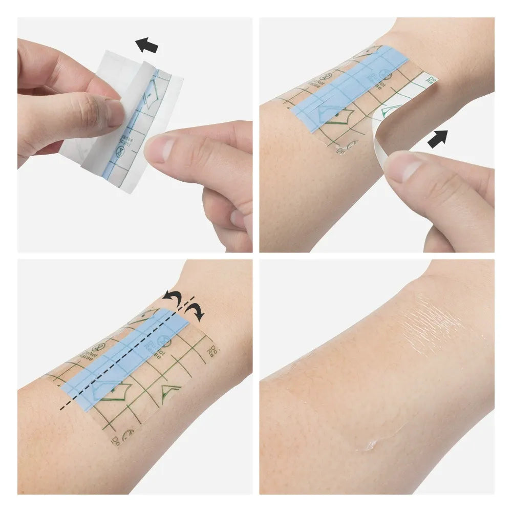 Professional Transparent PU Waterproof Film Roll – 5cm × 500cm for PMU & Beauty Use