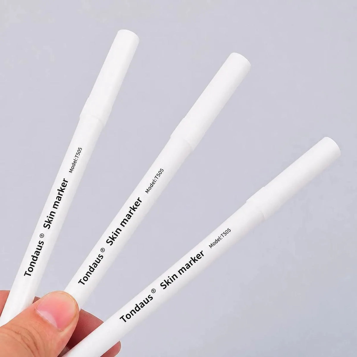 Professional White PMU Skin Marker Pen – 1.0mm Precision Brow Mapping Pen