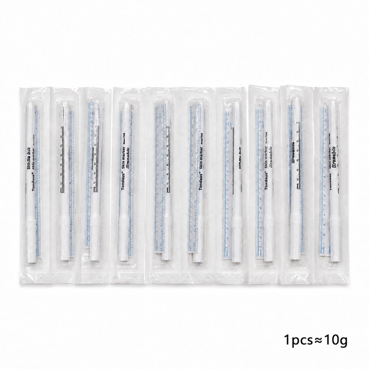 Professional White PMU Skin Marker Pen – 1.0mm Precision Brow Mapping Pen