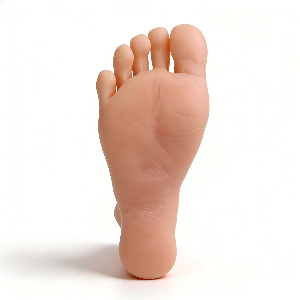 Realistic Female Foot Display Model for Nail Art, Pedicure Training & Jewelry Photography