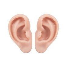 Realistic Silicone Ear Model | 3D Ear Practice Tool for Training & Demonstration (Pair / Set)