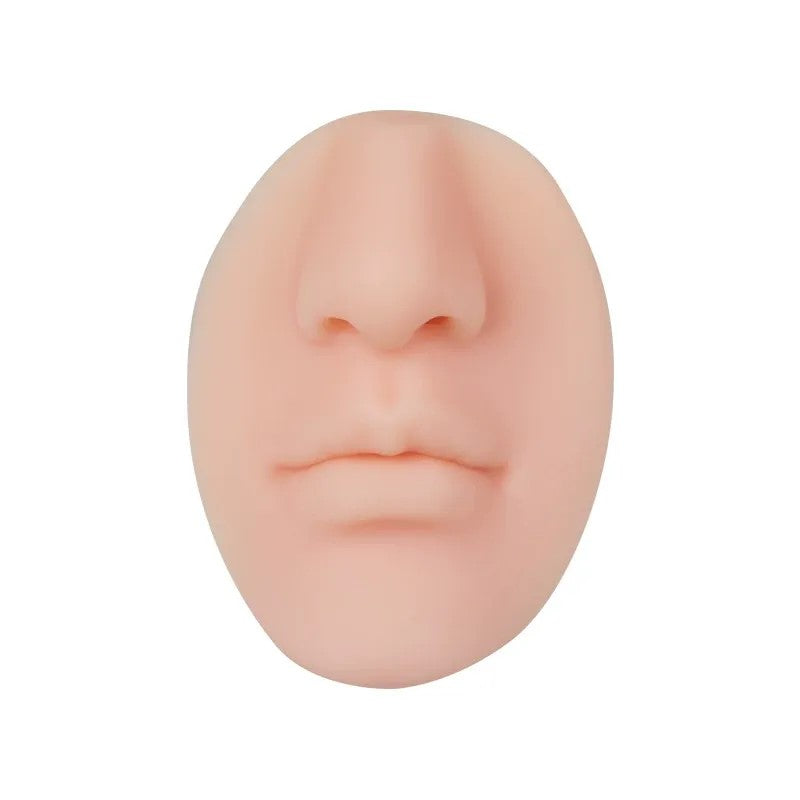 Silicone 3D Nose & Lips Practice Model – Realistic Training Tool for PMU, Makeup & Piercing Practice