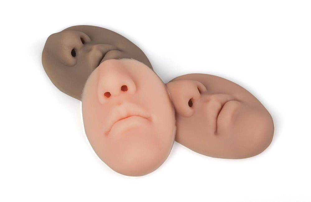 Silicone 3D Nose & Lips Practice Model – Realistic Training Tool for PMU, Makeup & Piercing Practice
