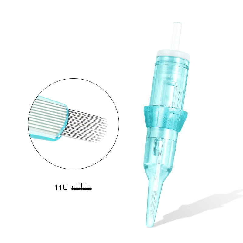 Biomaser Thunderlord Power Lake Blue PMU Tattoo Cartridges Needles – Box of 20