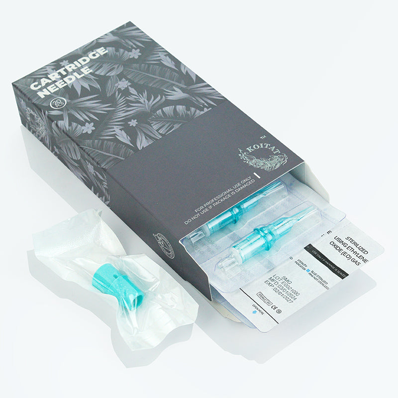 Biomaser Thunderlord Power Lake Blue PMU Tattoo Cartridges Needles – Box of 20