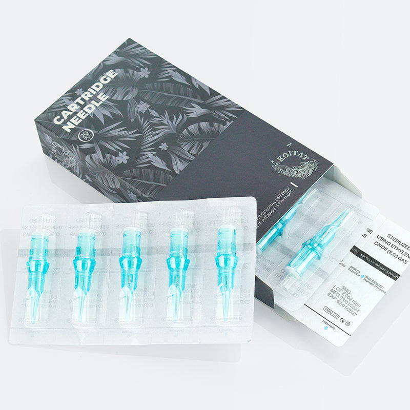 Biomaser Thunderlord Power Lake Blue PMU Tattoo Cartridges Needles – Box of 20