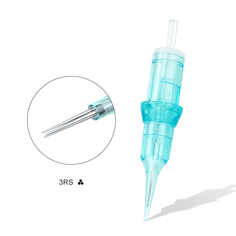 Biomaser Thunderlord Power Lake Blue PMU Tattoo Cartridges Needles – Box of 20